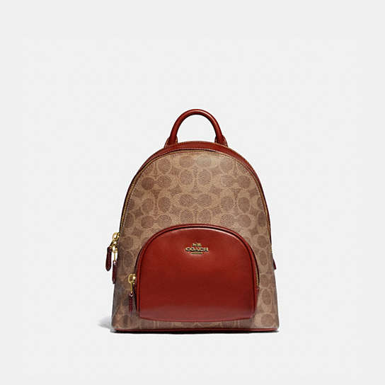 COACH® | Carrie Backpack 23 In Signature Canvas