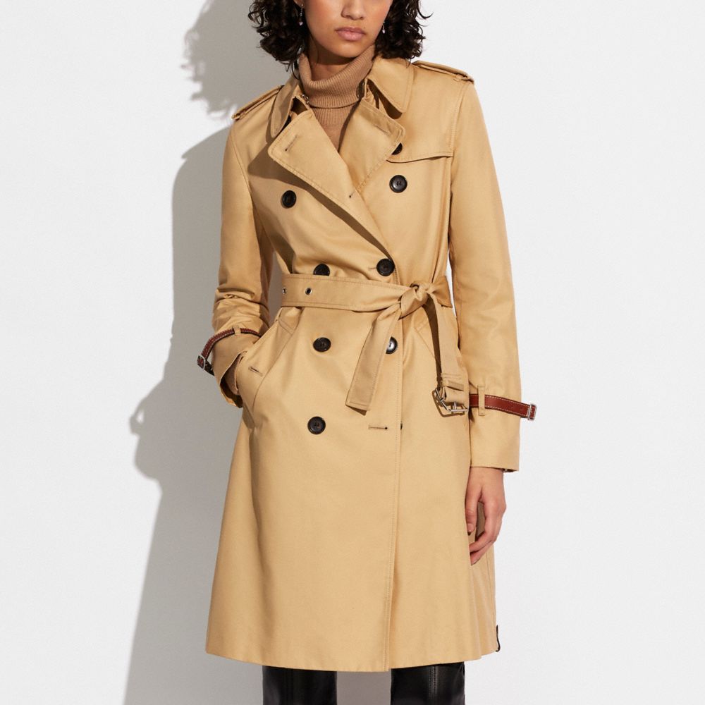 Introducir 50+ imagen coach trench coat outlet
