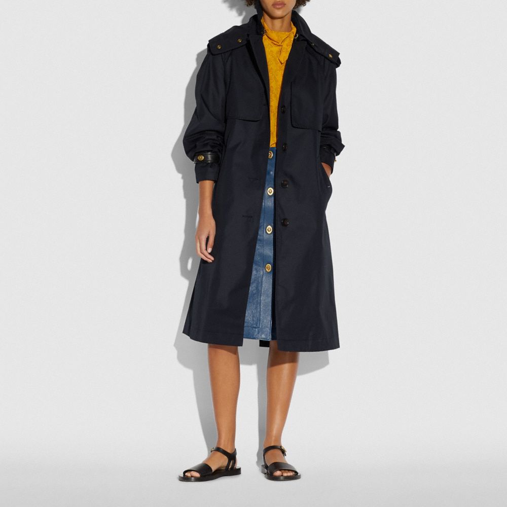 COACH® | Hooded Trench
