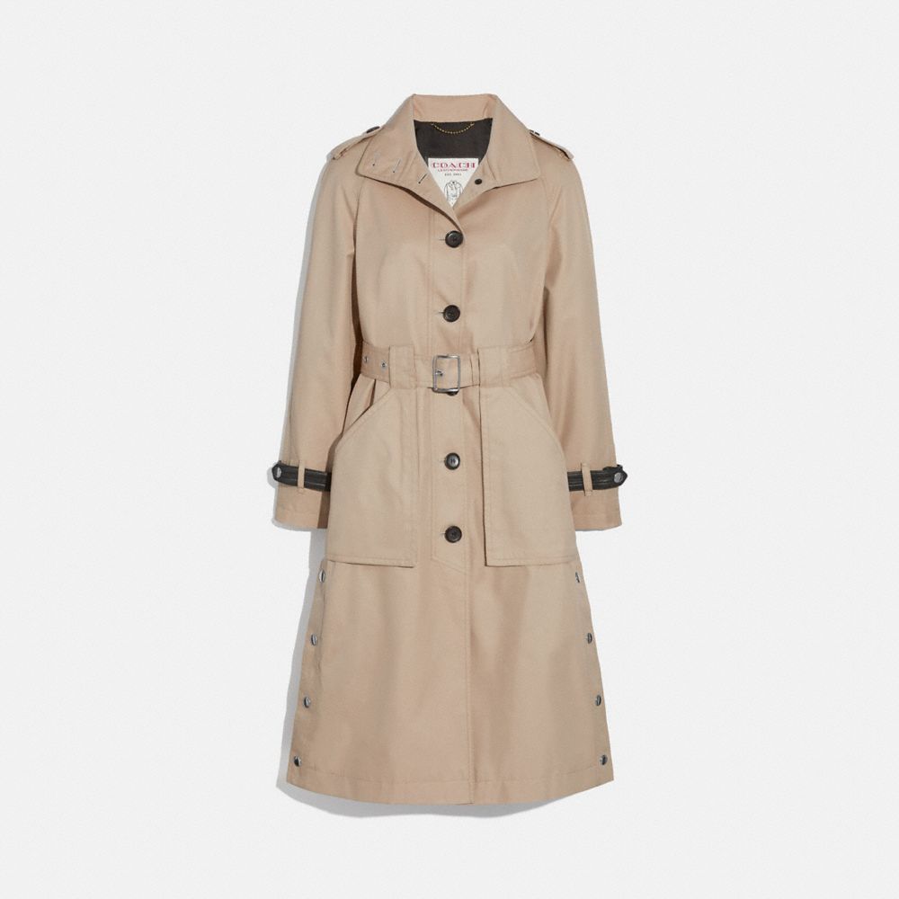 COACH® | Trench With Side Snaps