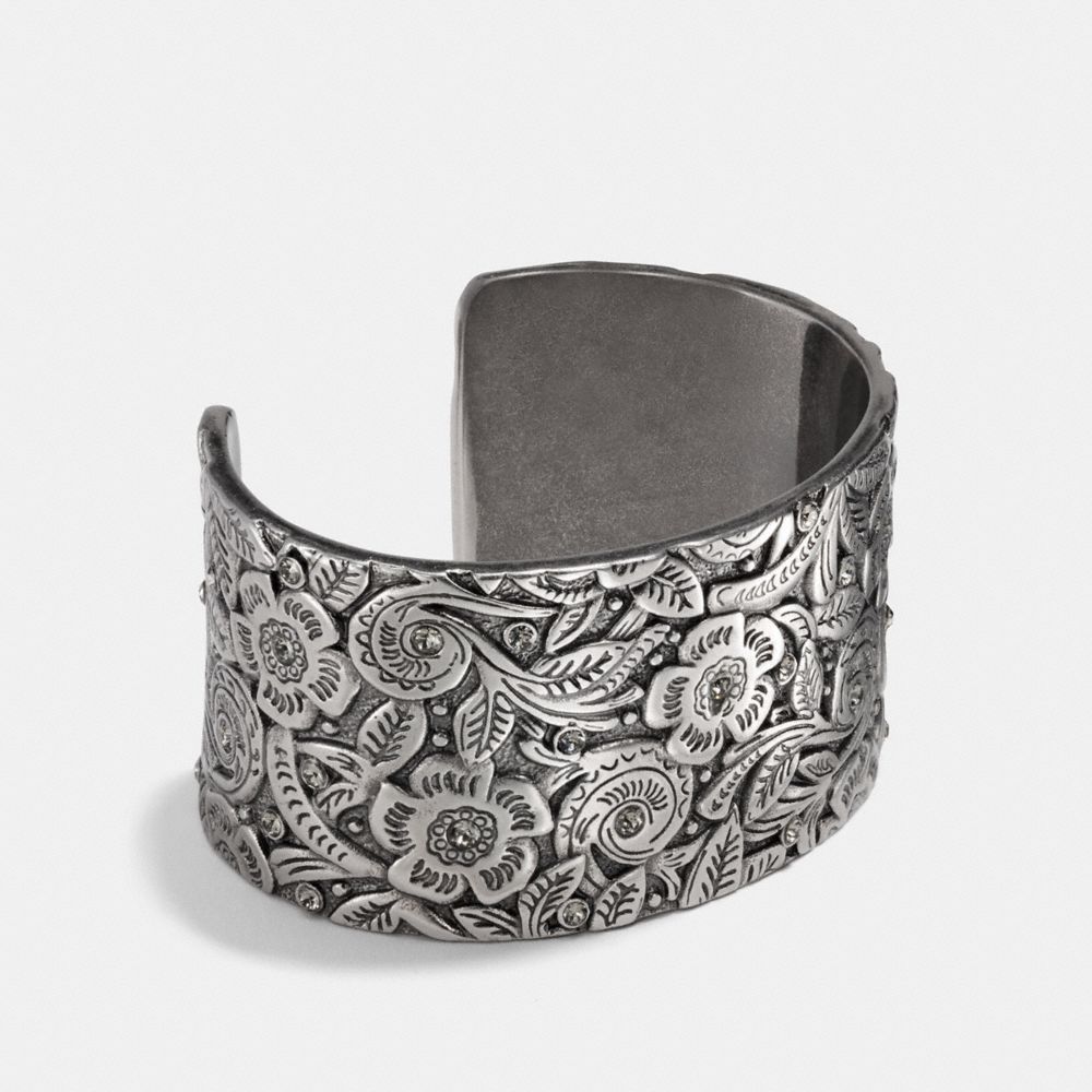 COACH®,Tooled Open Cuff,,Front View