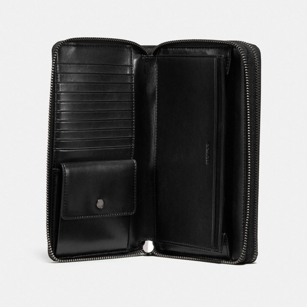 COACH® Outlet Double Zip Travel Organizer In Signature Canvas With