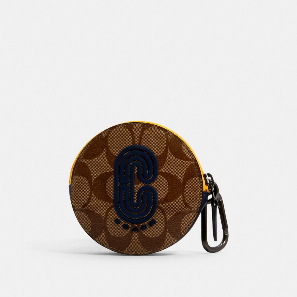 coach round hybrid pouch