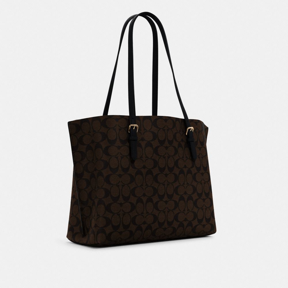 Coach Mollie Tote In Signature Canvas