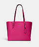 COACH®,MOLLIE TOTE,Leather,Large,Everyday,Im/Cerise,Front View
