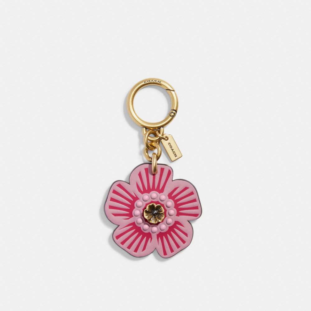 Coach Tea Rose Bag Charm In B4/tulip | ModeSens