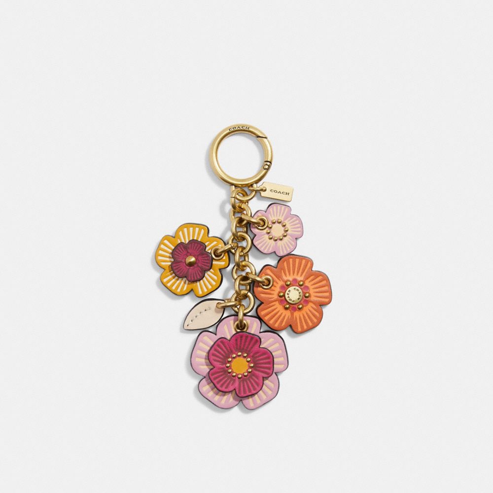 Coach Tea Rose Mix Bag Charm In B4/tulip Multi | ModeSens