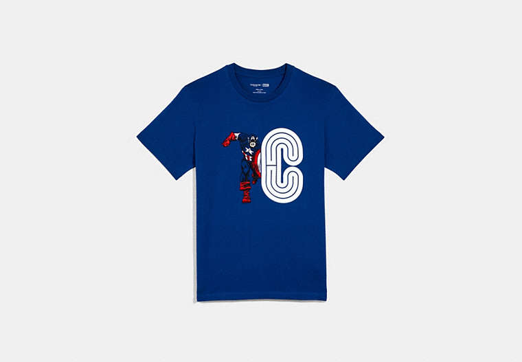 Coach │ Marvel Captain America Signature T Shirt