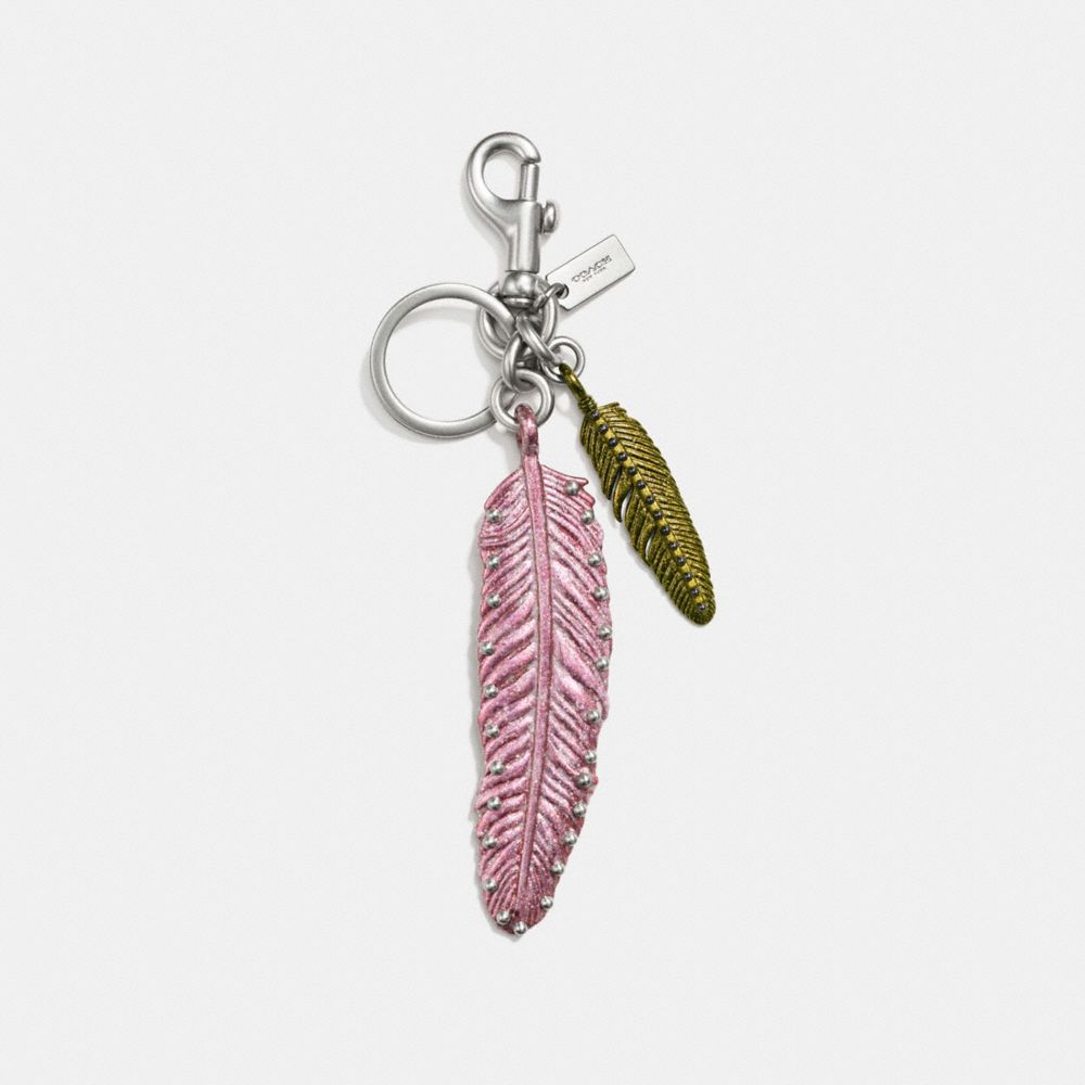 Lacquered Feathers Bag Charm COACH®