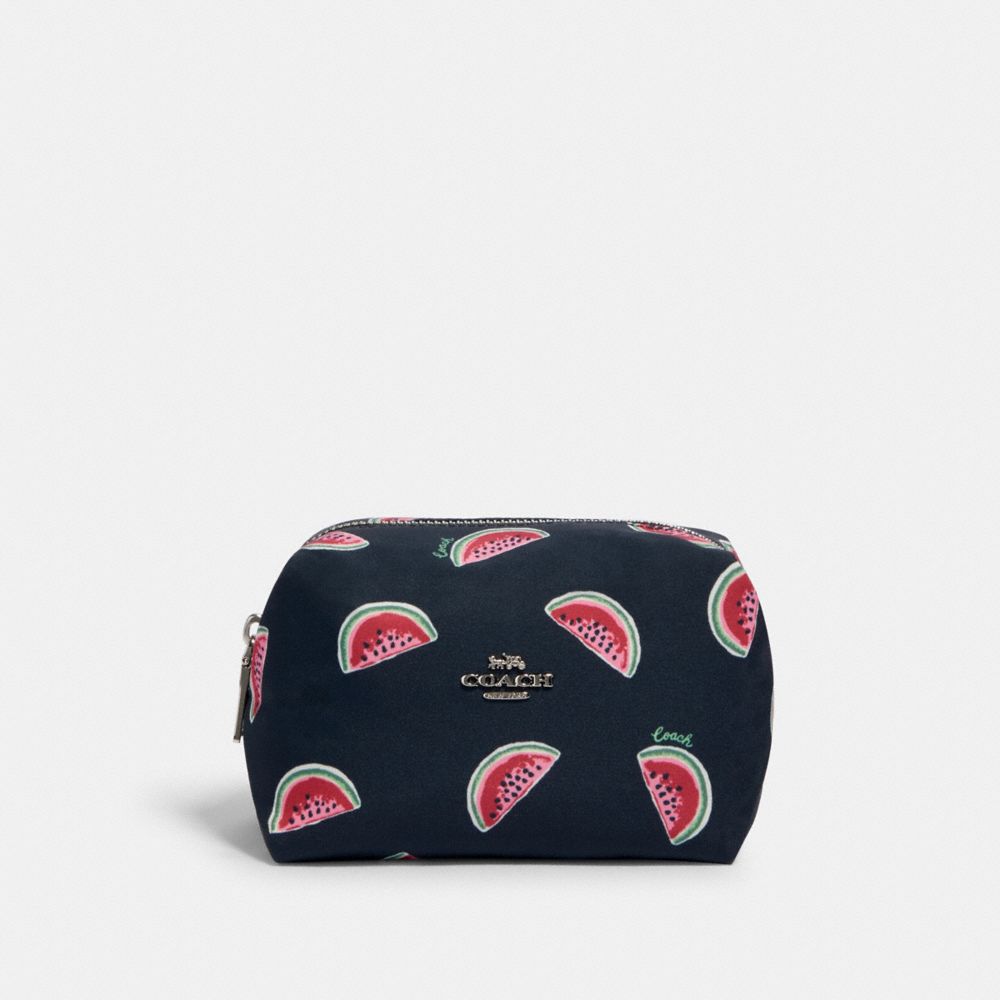 Cita Nueva Zelanda estas COACH® Outlet | Small Boxy Cosmetic Case With Watermelon Print