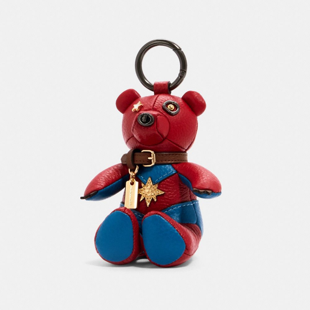 COACH® Outlet Coach │ Marvel Carol Danvers Collectible Bear Bag Charm