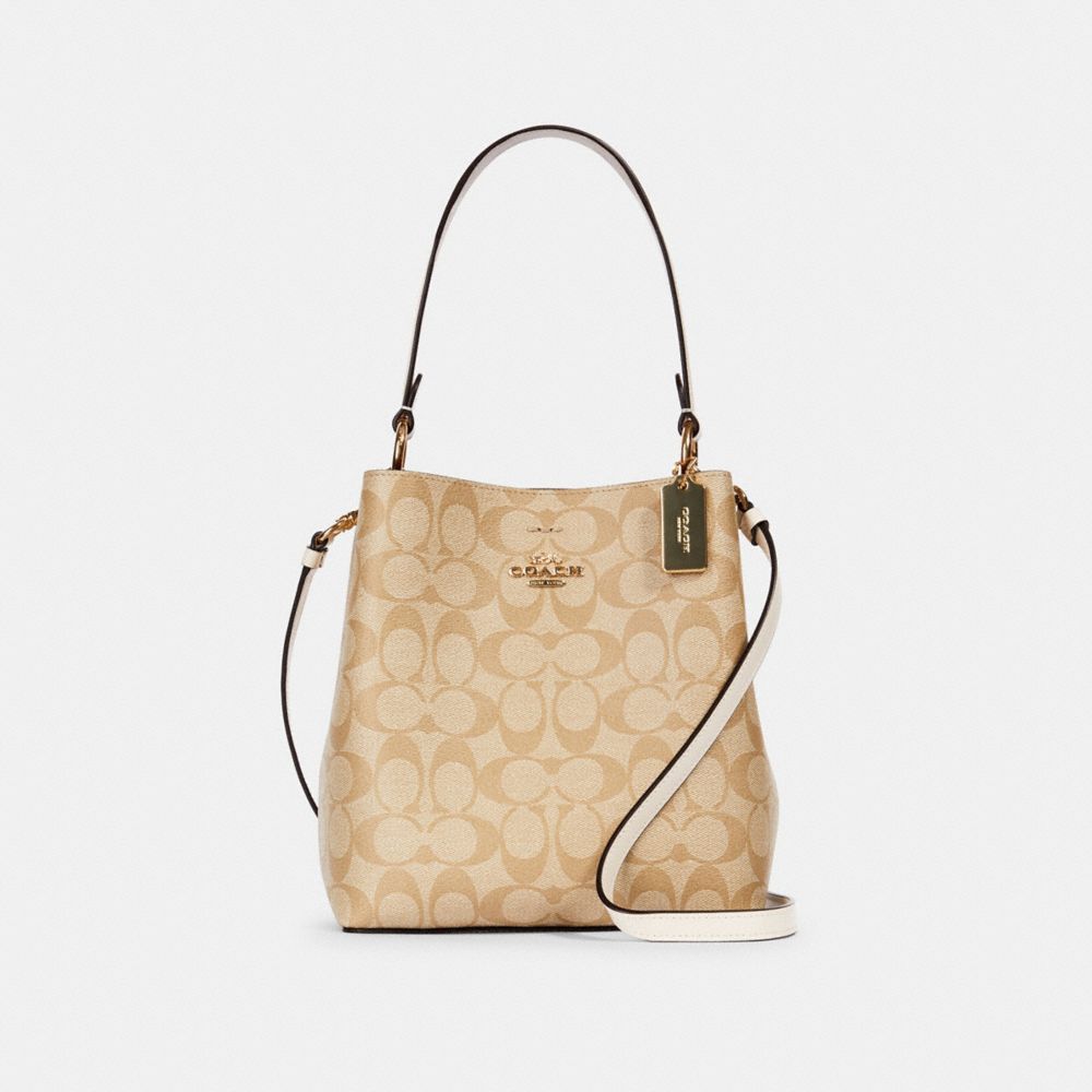 COACH® Outlet | Small Town Bucket Bag In Signature Canvas