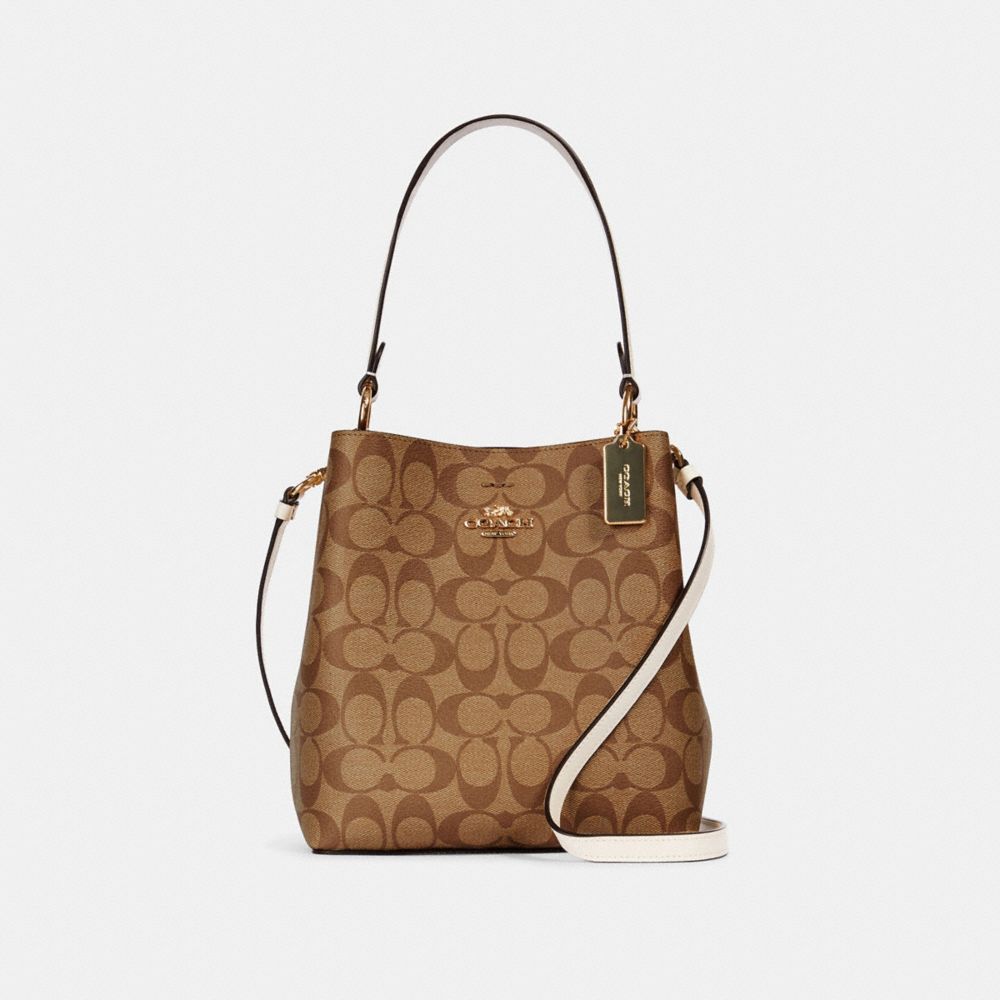 COACH® Outlet | Small Town Bucket Bag In Signature Canvas