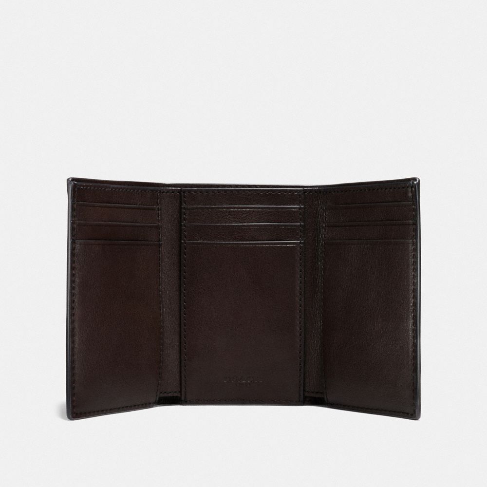 Coach Trifold Crossgrain Leather Wallet