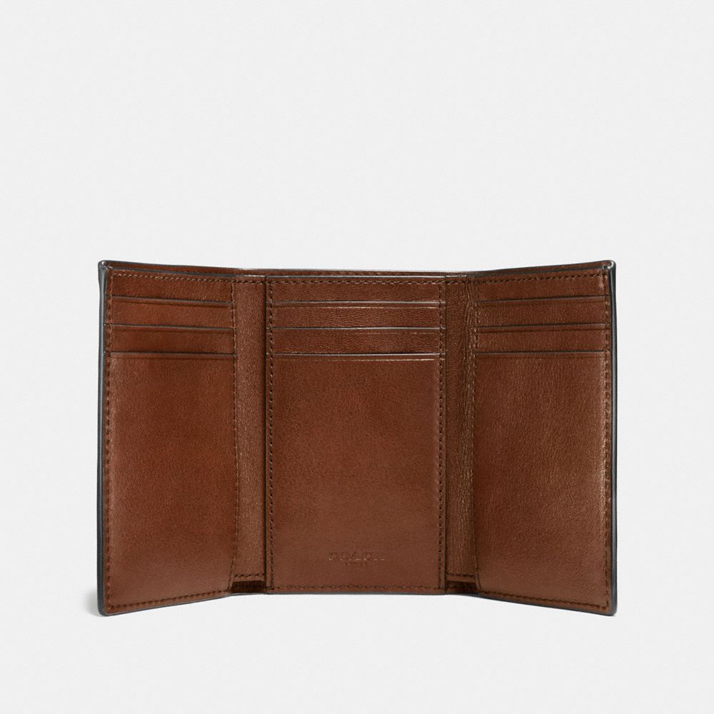 Coach Trifold Crossgrain Leather Wallet