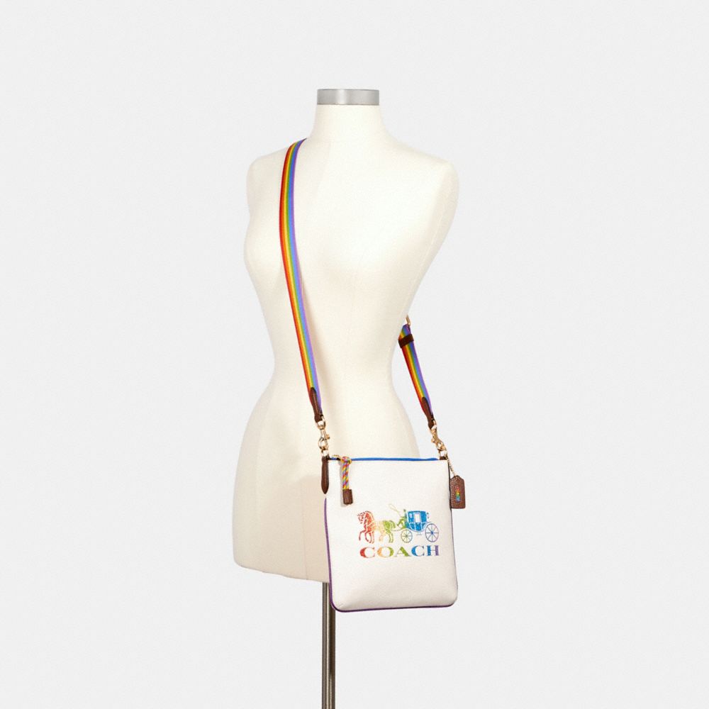 COACH® Outlet Jes Slim Crossbody With Rainbow Horse And Carriage