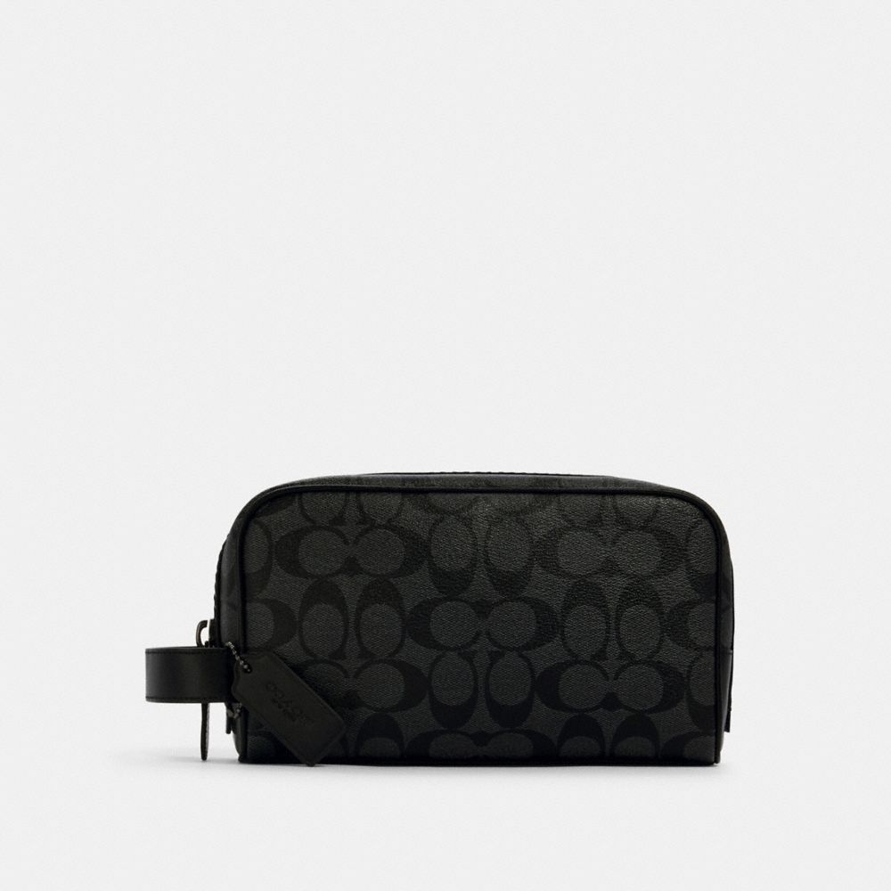 COACH® Outlet Small Travel Kit In Signature Canvas