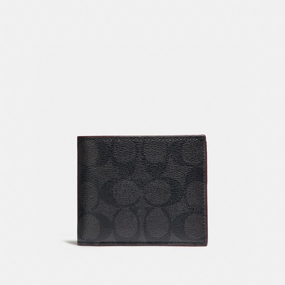 Coach Outlet Id Billfold Wallet In Signature Canvas In Multi