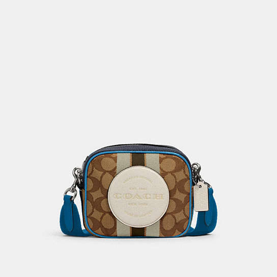 COACH® Outlet | Mini Dempsey Camera Bag In Signature Jacquard With 