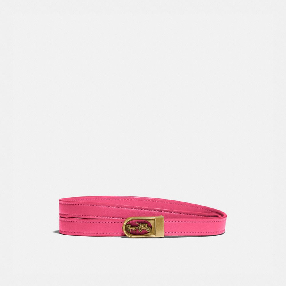 COACH® | Horse And Carriage Buckle Belt, 15 Mm