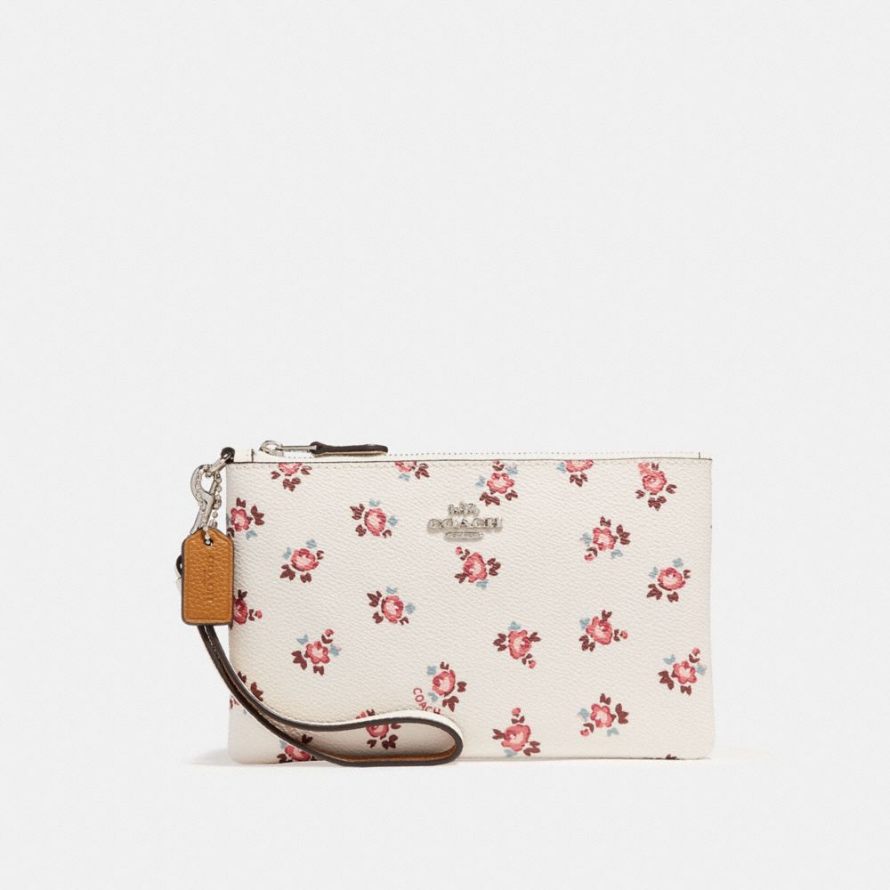 Small Wristlet With Floral Bloom Print | COACH®