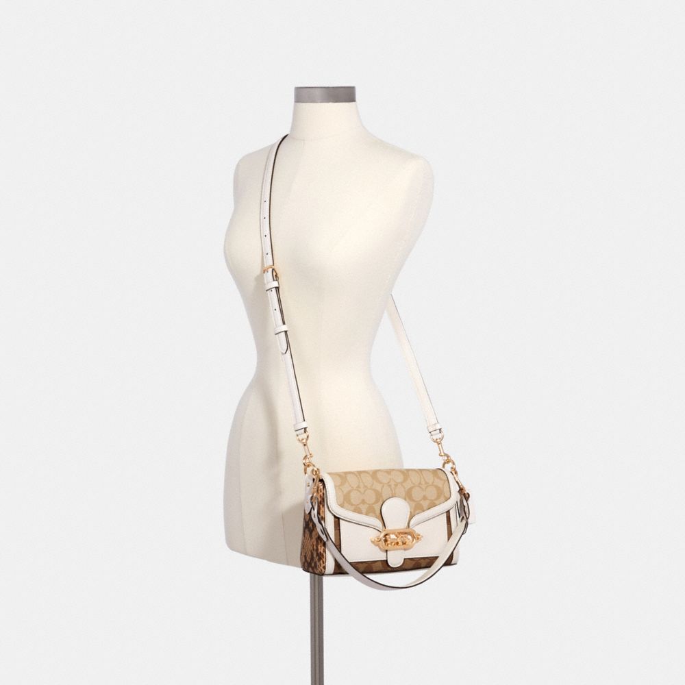 COACH® Outlet Jade Shoulder Bag In Blocked Signature Canvas