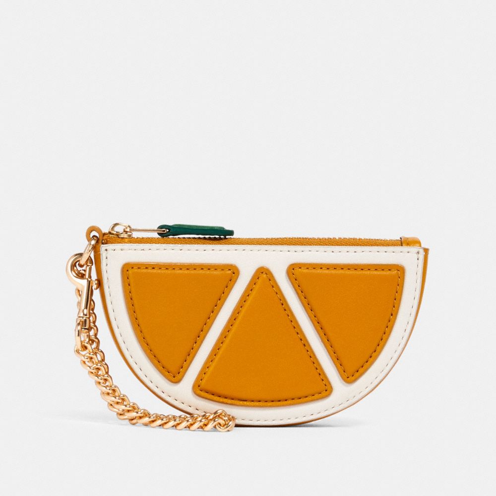 coach orange slice purse