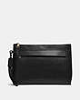 COACH®,CARRYALL POUCH,Black,Front View