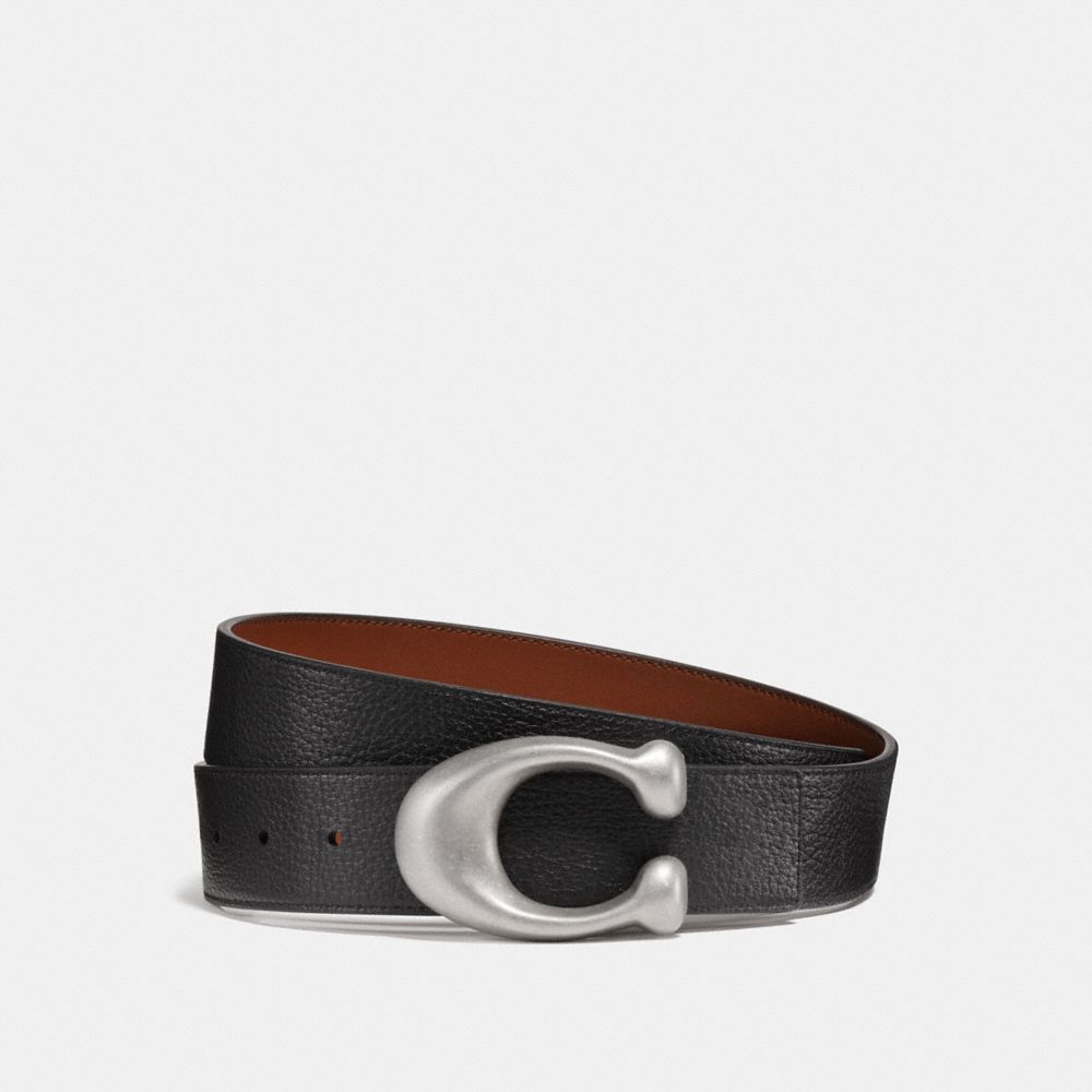 COACH®: Signature Buckle Belt, 38 Mm