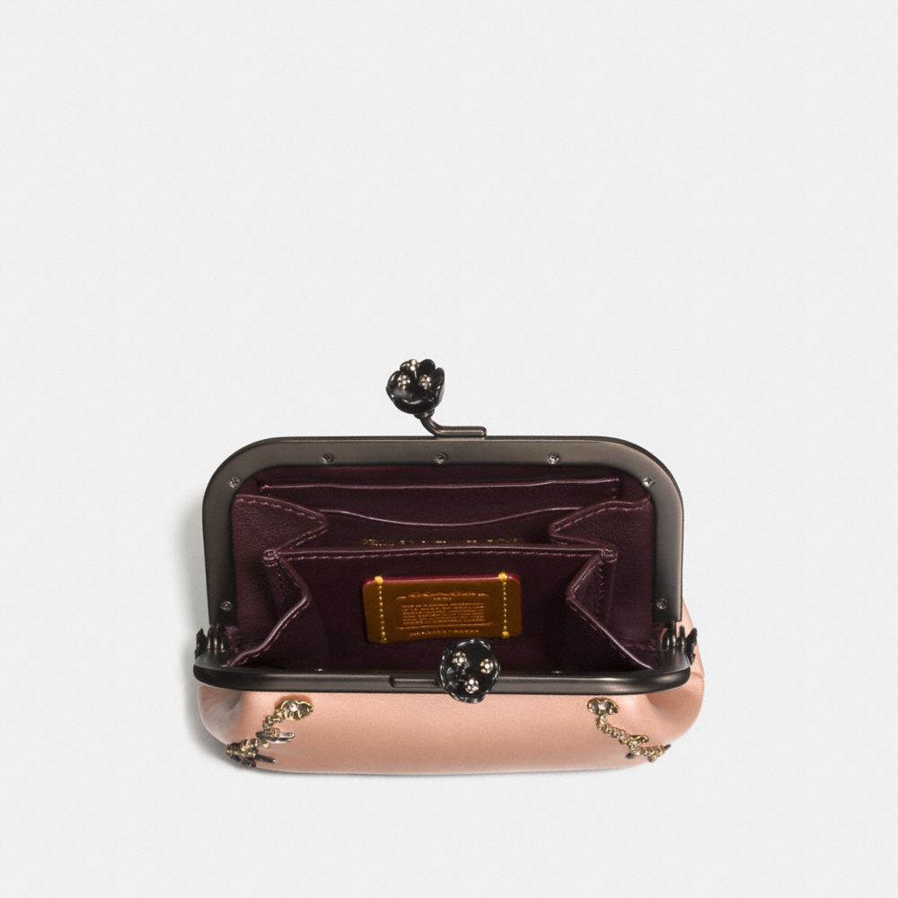 Frame Pouch With Tea Rose | COACH®