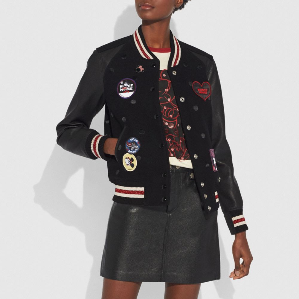 COACH® | Embellished Varsity Jacket With Patches