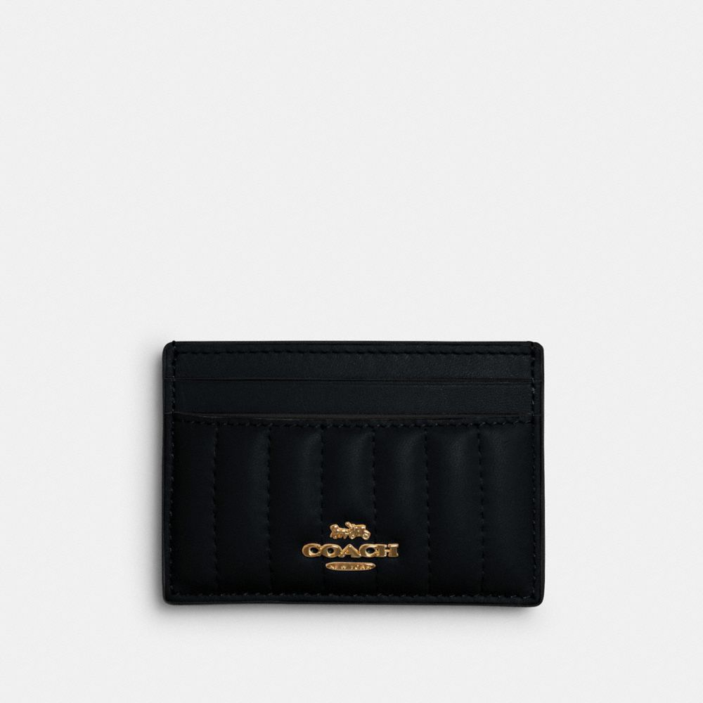 COACH® Outlet | Card Case With Linear Quilting