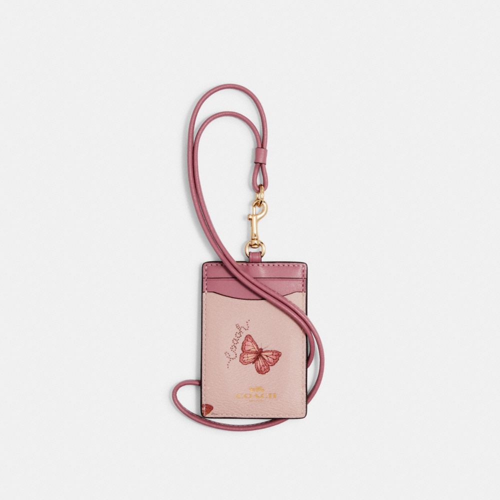 COACH® Outlet Id Lanyard With Butterfly Print