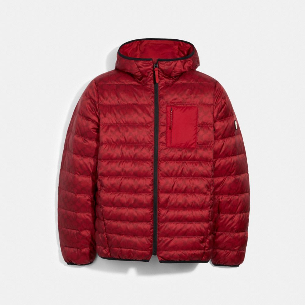 COACH® | Packable Hooded Down Jacket