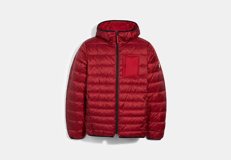 COACH® | Packable Hooded Down Jacket