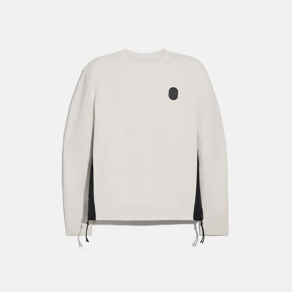 Ribbed Knit Sweater COACH®