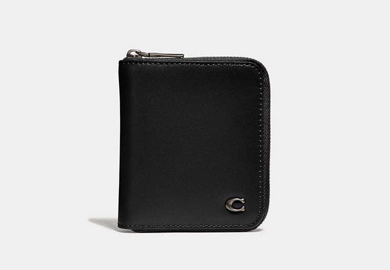 Small Zip Around Wallet With Signature Hardware image number 0