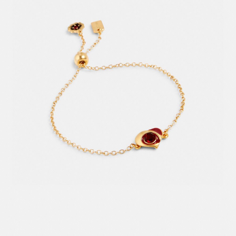 Signature Heart Slider Bracelet COACH®