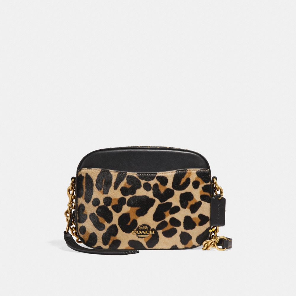 Camera Bag With Leopard Print COACH®