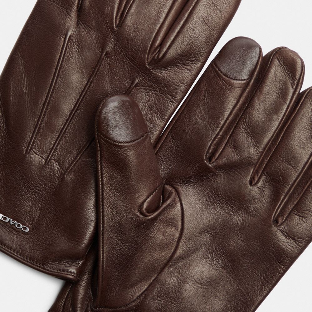 coach gloves mens