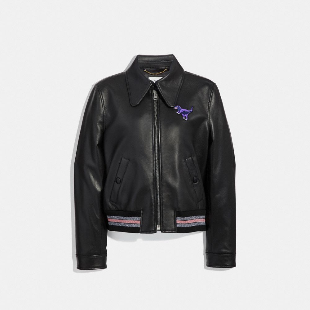 Leather Varsity Jacket | COACH®