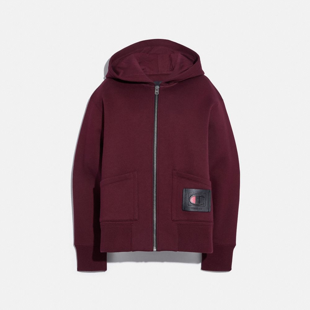 COACH® Coach X Champion Super Fleece Zip Hoodie