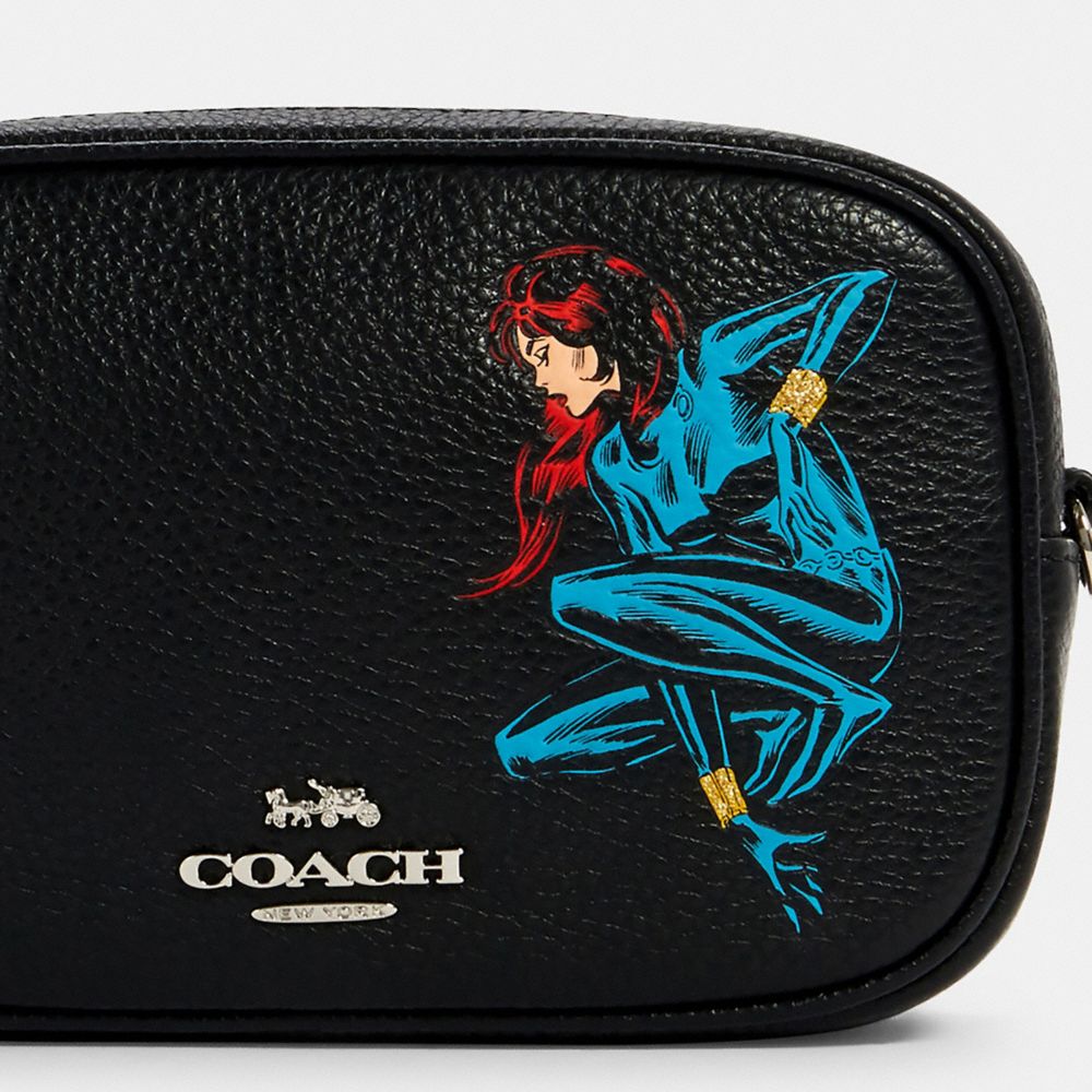 black widow coach wallet