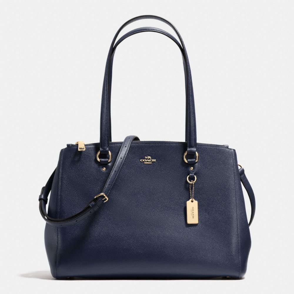 Coach Sierra Crossgrain Leather Satchel