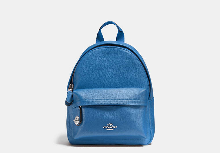 Mini Campus Backpack In Polished Pebble Leather