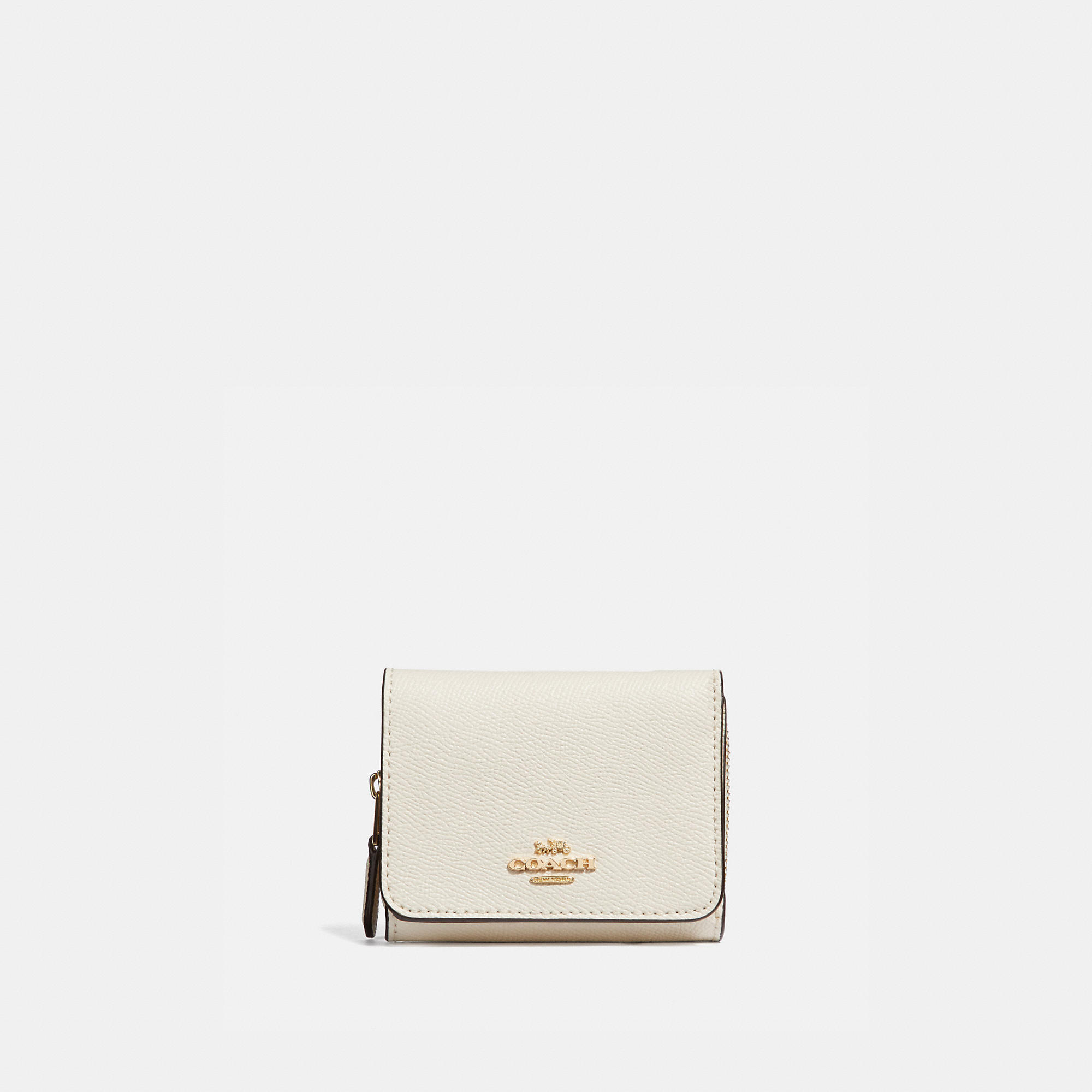 Coach Outlet Small Trifold Wallet In White