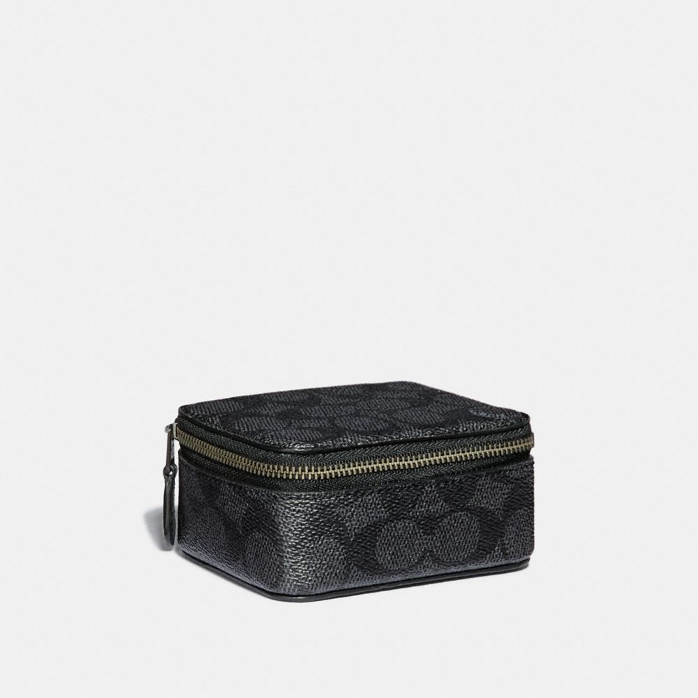 COACH® Small Travel Case In Signature Canvas