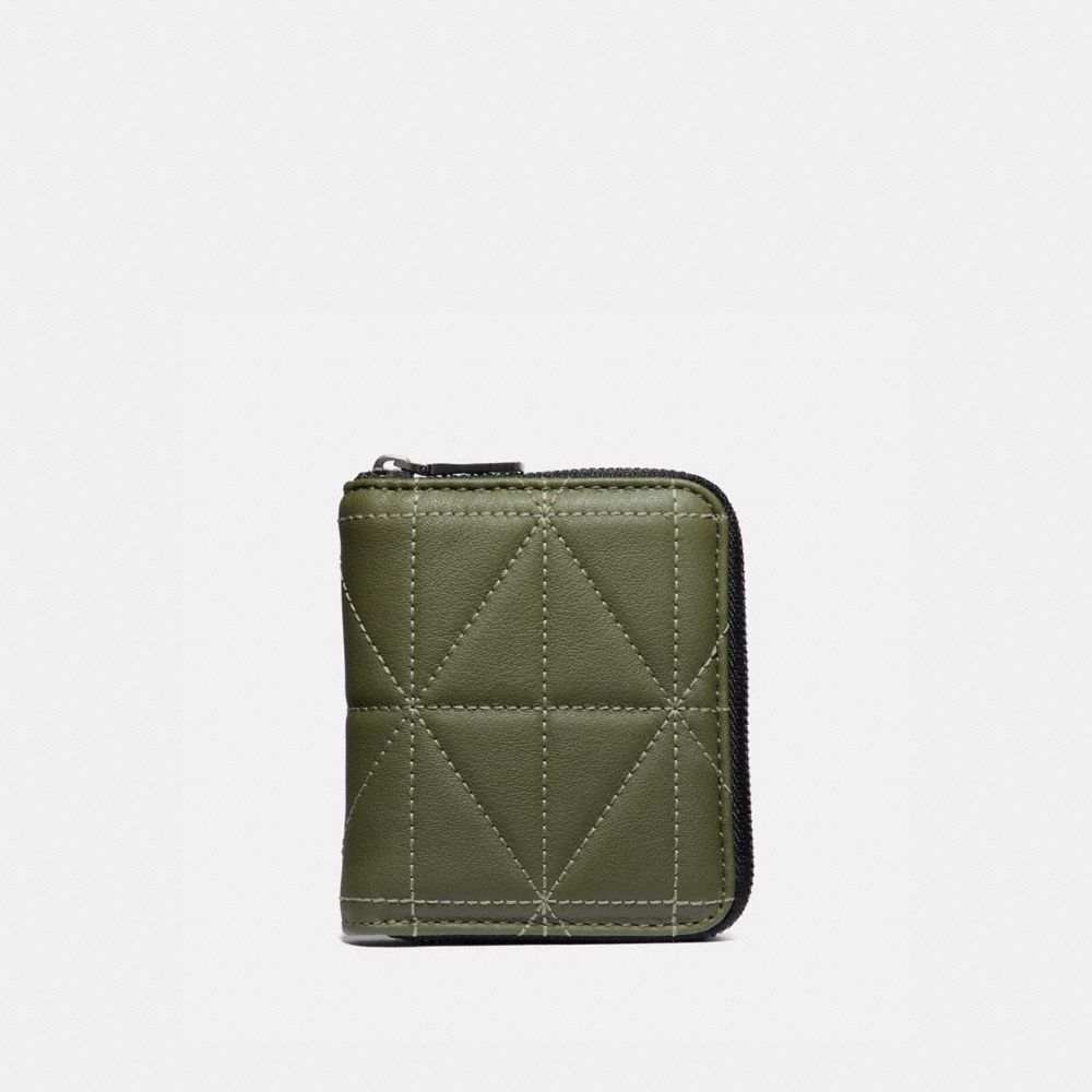 COACH® | Small Zip Around Wallet With Quilting