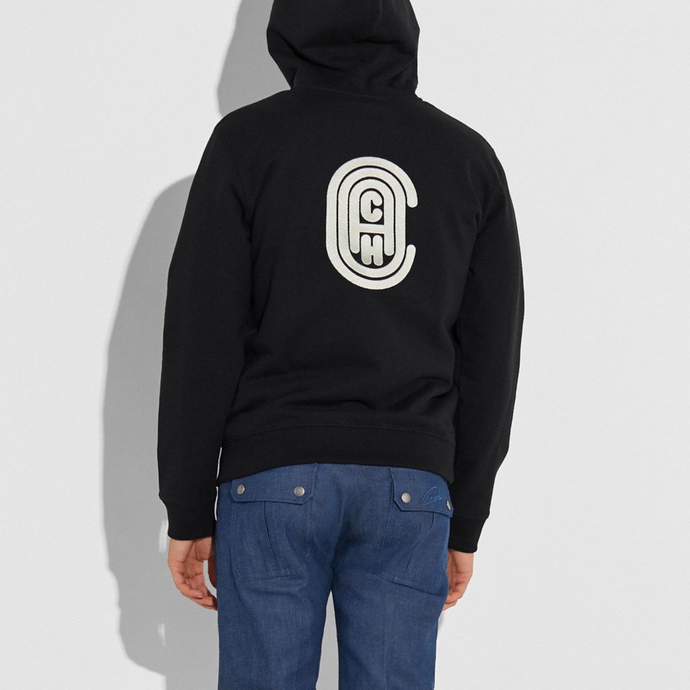 COACH® Coach Full Zip Hoodie