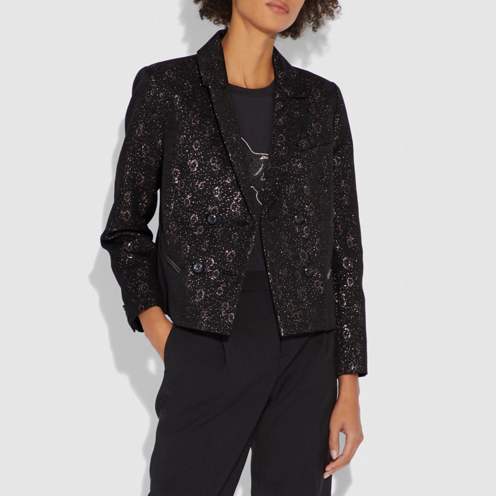 Tailored Jacquard Jacket